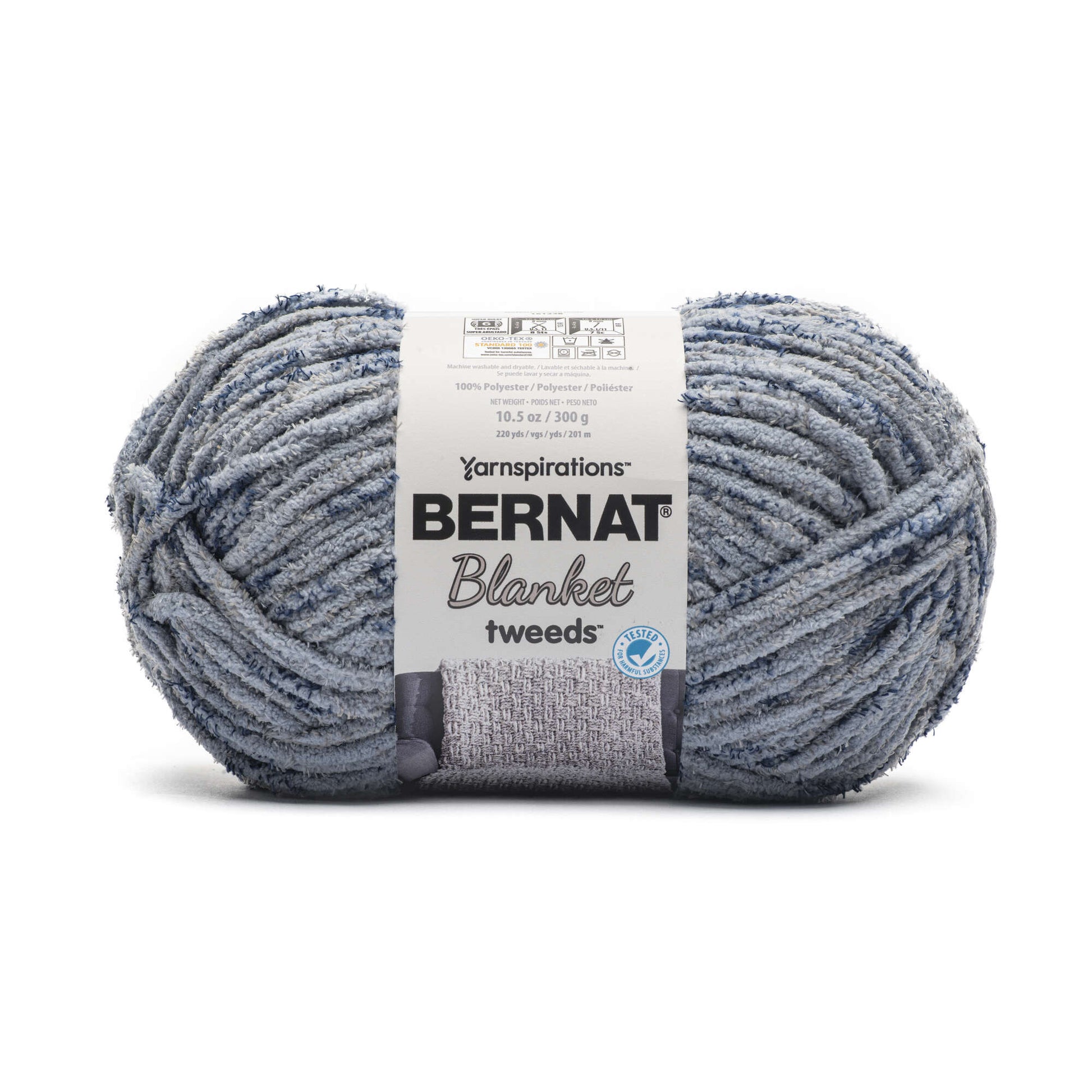 Bernat Blanket Tweeds Yarn (300g/10.5oz) Sea Tweed