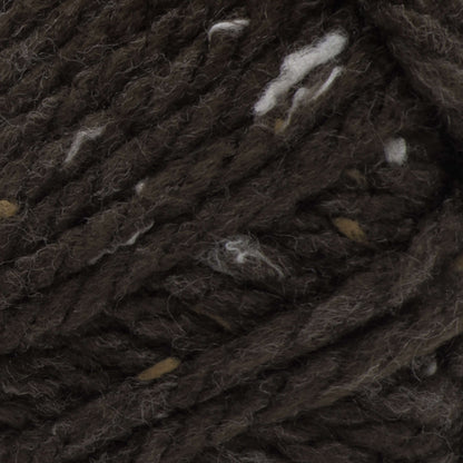 Bernat Softee Chunky Tweeds Yarn - Discontinued Shades Chocolate Tweed