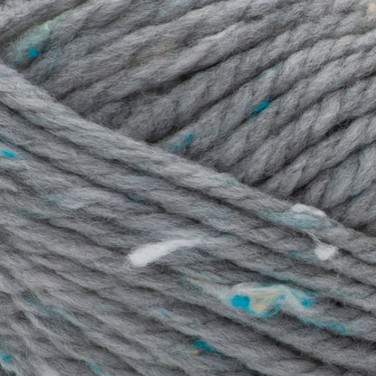 Bernat Softee Chunky Tweeds Yarn - Discontinued Shades Soft Gray Tweed