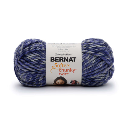 Bernat Softee Chunky Twist Yarn - Discontinued Shades Midnight