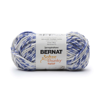 Bernat Softee Chunky Twist Yarn - Clearance Shades Blue Shock