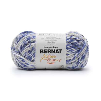 Bernat Softee Chunky Twist Yarn - Discontinued Shades Blue Shock