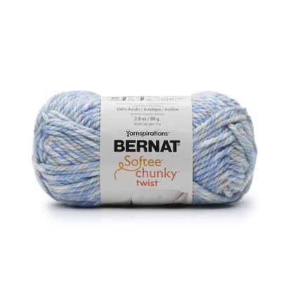 Bernat Softee Chunky Twist Yarn - Discontinued Shades Coastal Blue