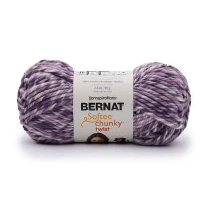Bernat Softee Chunky Twist Yarn - Clearance Shades Ultraviolet