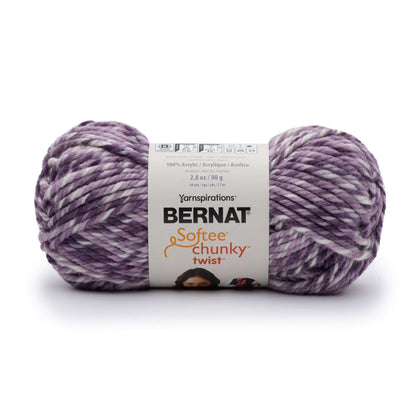 Bernat Softee Chunky Twist Yarn - Discontinued Shades Ultraviolet