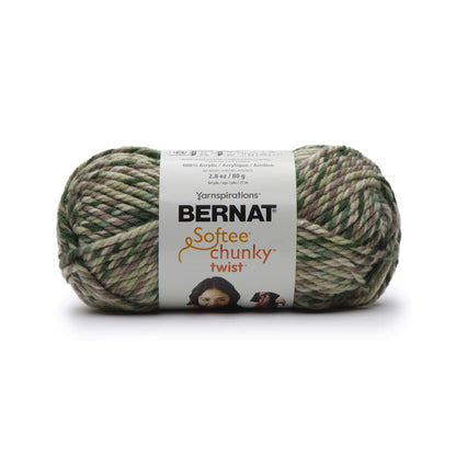Bernat Softee Chunky Twist Yarn - Discontinued Shades Camo