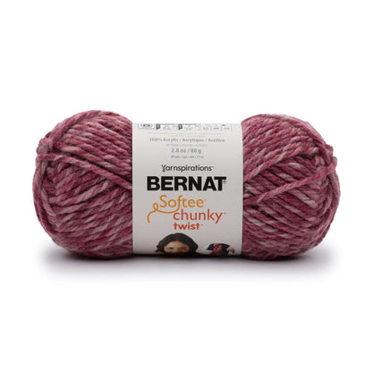 Bernat Softee Chunky Twist Yarn - Discontinued Shades Burgundy