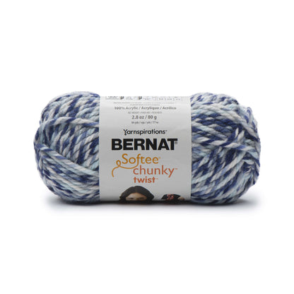 Bernat Softee Chunky Twist Yarn - Discontinued Shades Shadow Green