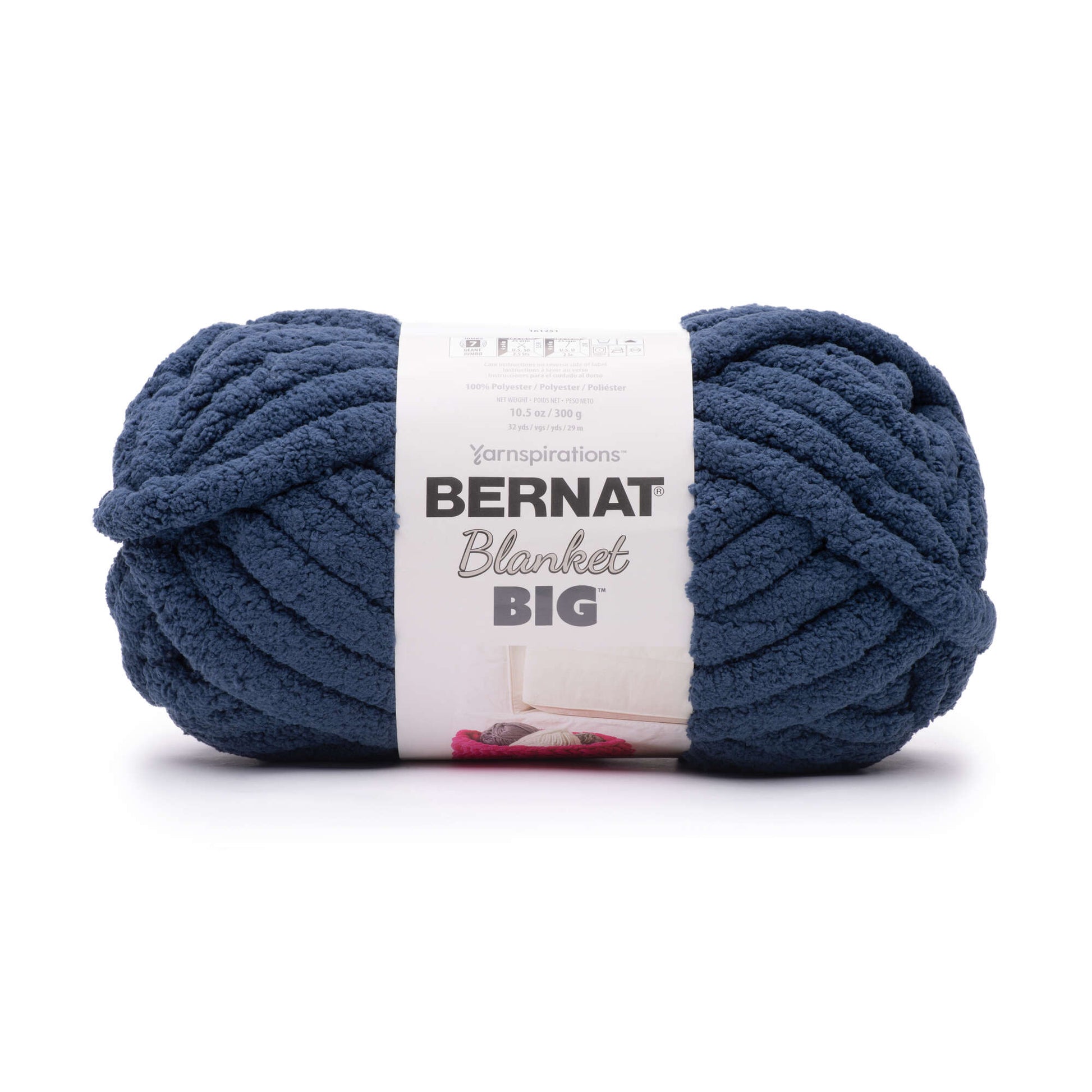 Bernat Blanket Big Yarn (300g/10.5oz) Navy