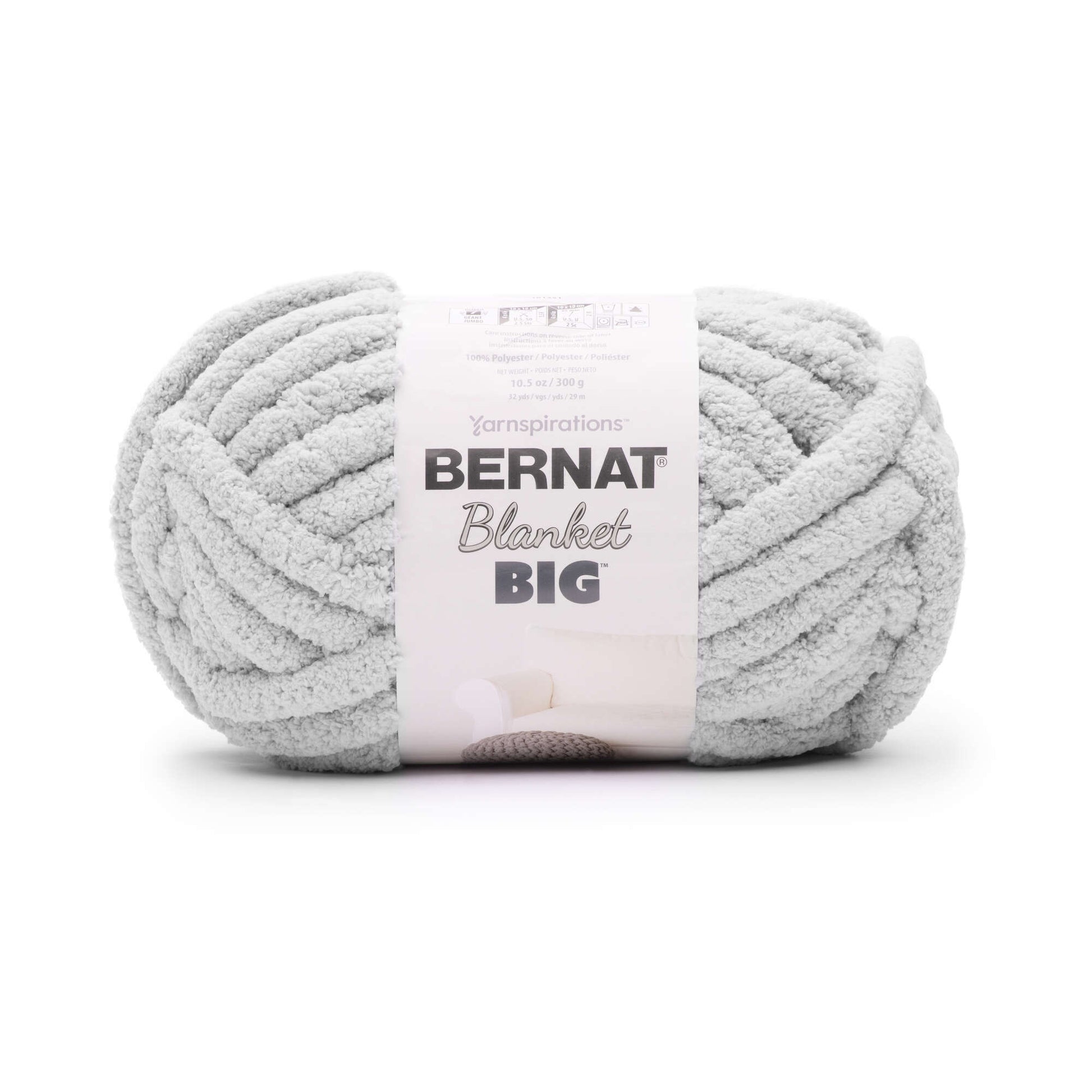 Bernat Blanket Big Yarn (300g/10.5oz) Misty Gray