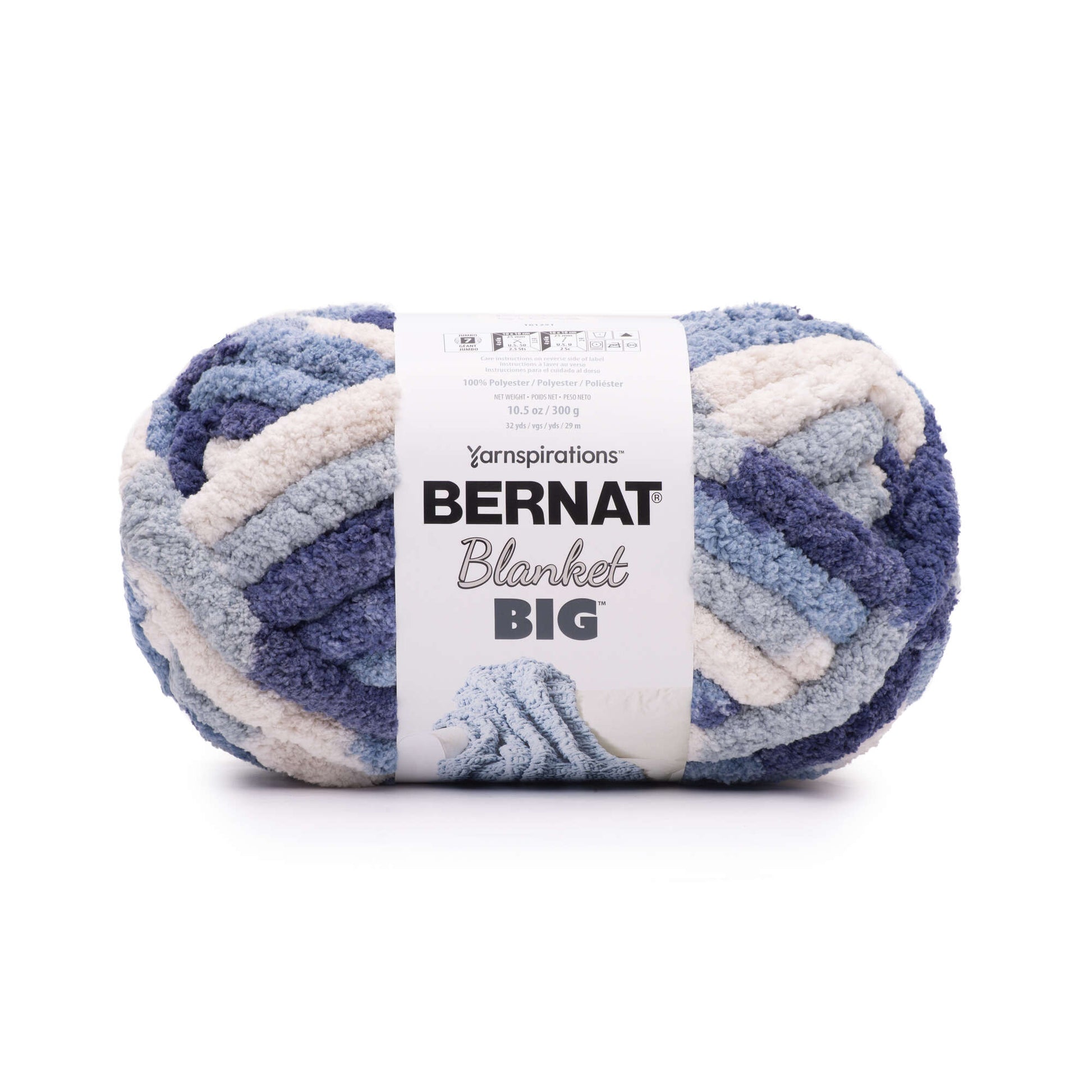 Bernat Blanket Big Yarn (300g/10.5oz) Moody Blues