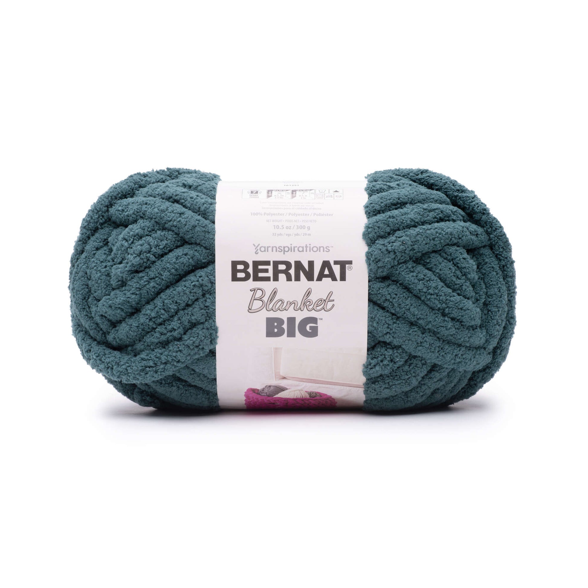 Bernat Blanket Big Yarn (300g/10.5oz) Blue Spruce
