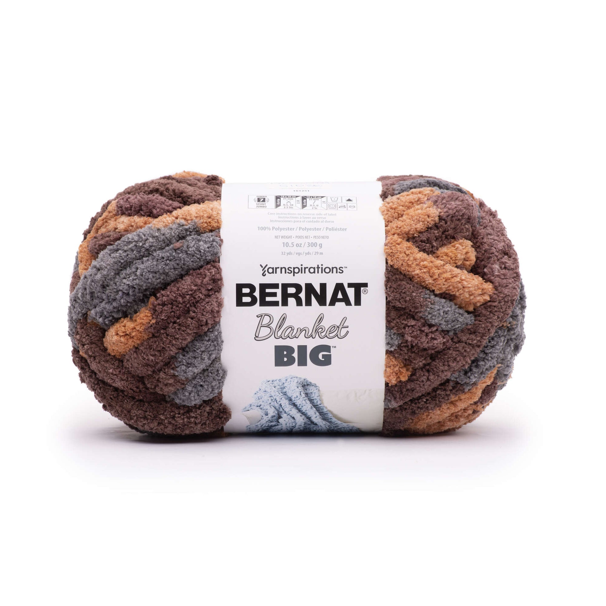 Bernat Blanket Big Yarn (300g/10.5oz) Firewood