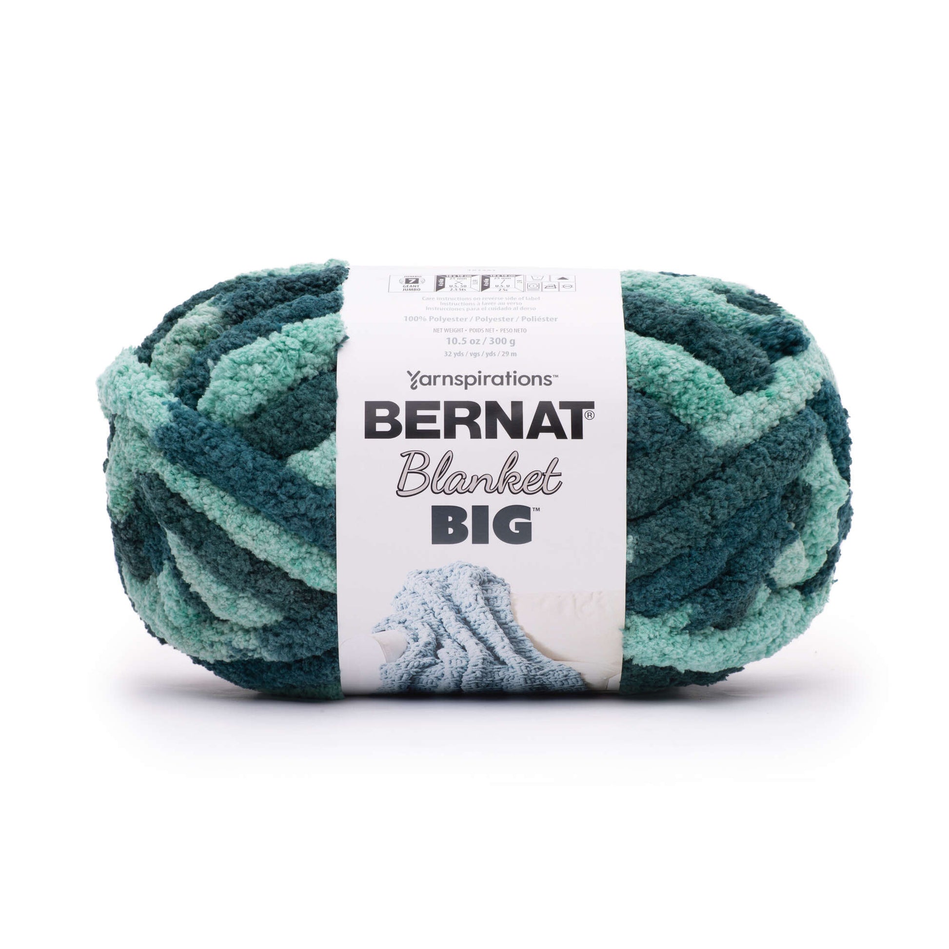 Bernat Blanket Big Yarn (300g/10.5oz) Teal Dreams