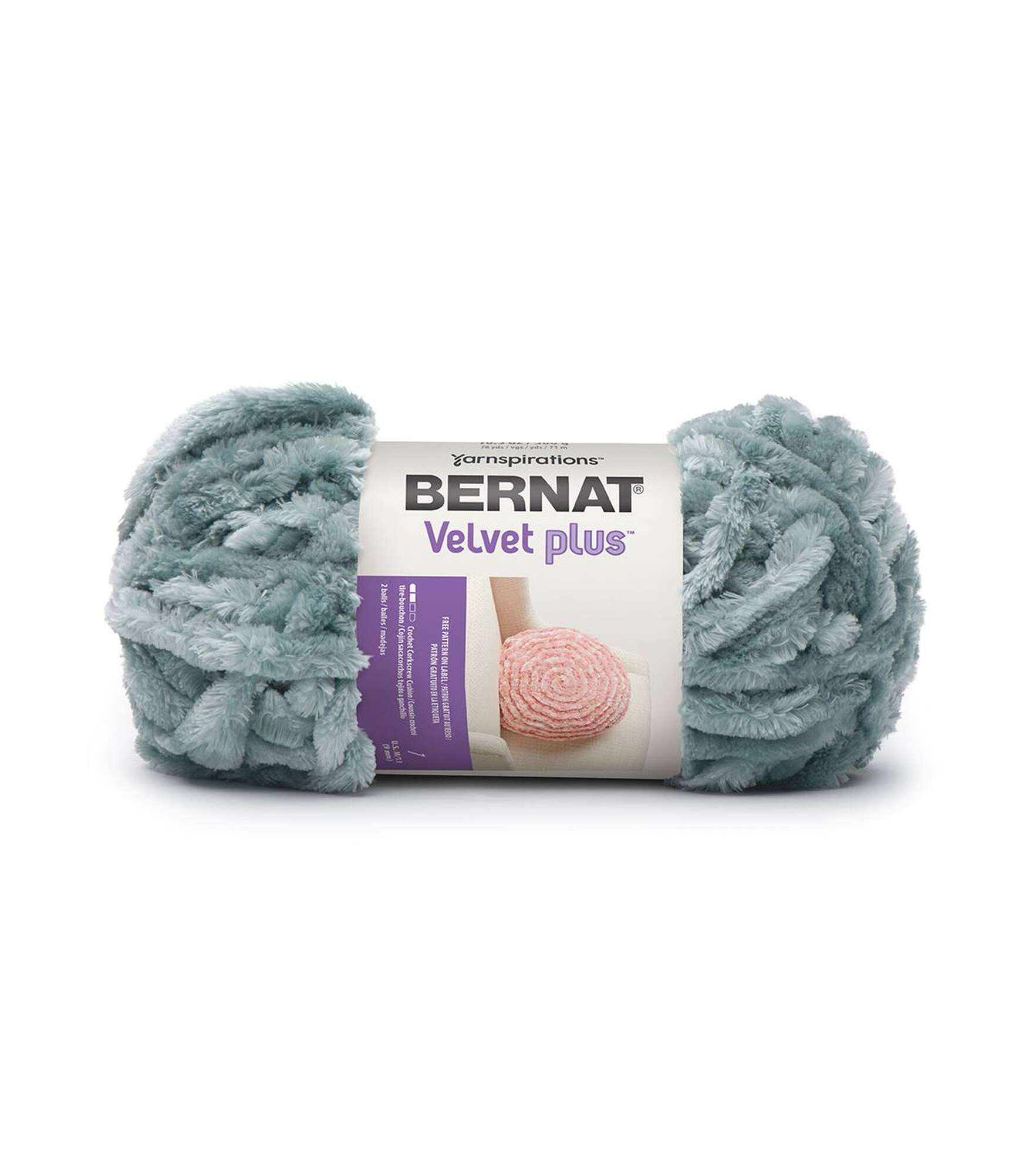 Bernat Velvet Plus Yarn Seafoam