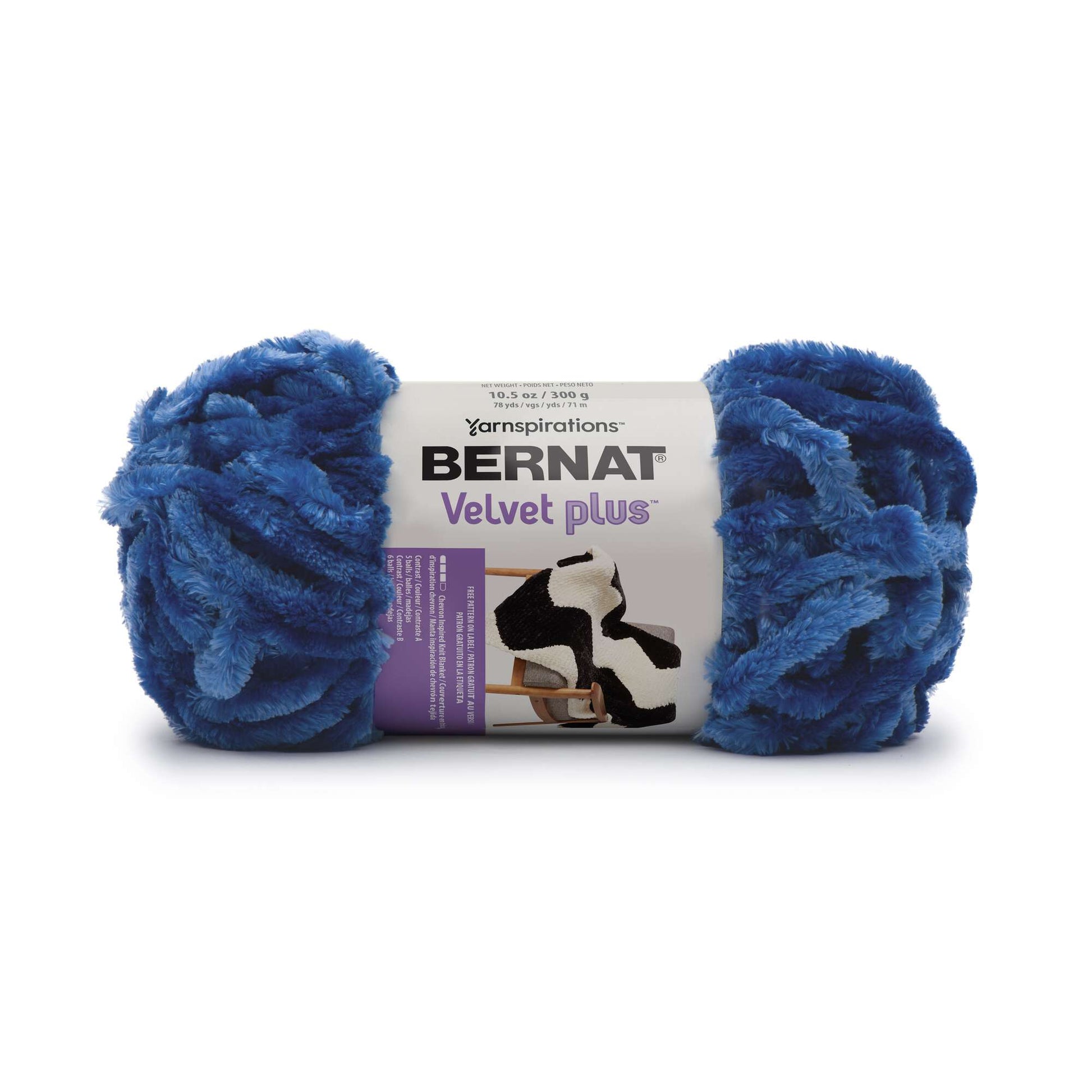 Bernat Velvet Plus Yarn Blazer Blue