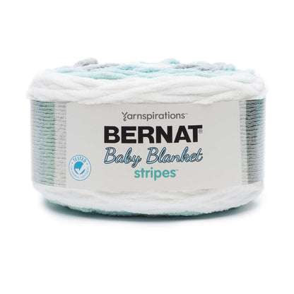 Bernat Baby Blanket Stripes Yarn Seaglass