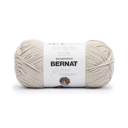 Bernat Softee Cotton Yarn Feathered Gray