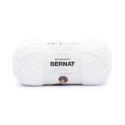 Bernat Softee Cotton Yarn Clear White