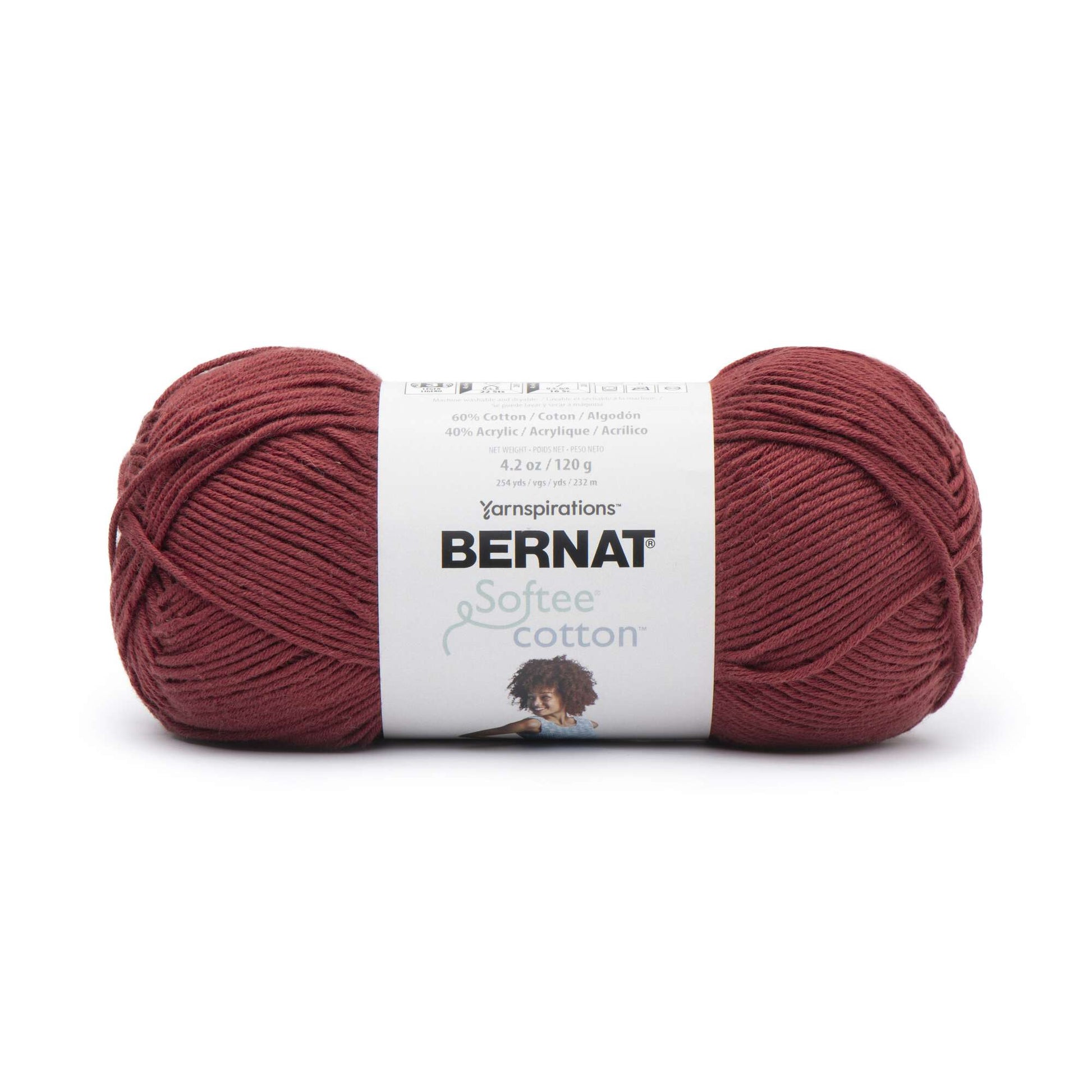 Bernat Softee Cotton Yarn Warm Red