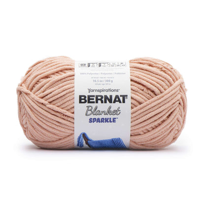 Bernat Blanket Sparkle Yarn (300g/10.5oz) Muted Coral Sparkle