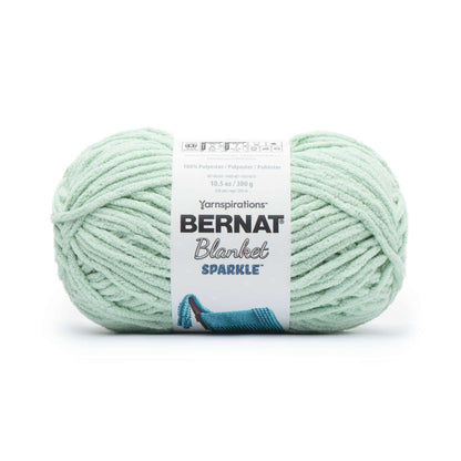 Bernat Blanket Sparkle Yarn (300g/10.5oz) Barely Green Sparkle