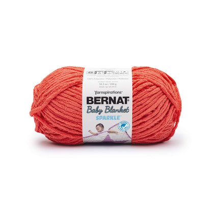Bernat Baby Blanket Sparkle Yarn Tomato