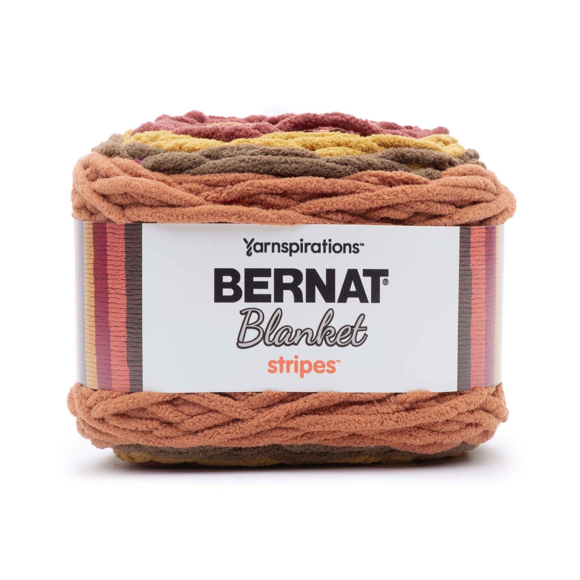 Bernat Blanket Stripes Yarn (300g/10.5oz) - Discontinued Shades Harvest