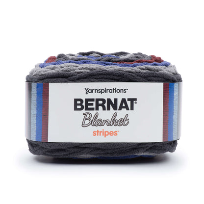 Bernat Blanket Stripes Yarn (300g/10.5oz) - Discontinued Shades Midnight Trail