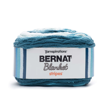 Bernat Blanket Stripes Yarn (300g/10.5oz) - Discontinued Shades Making Waves