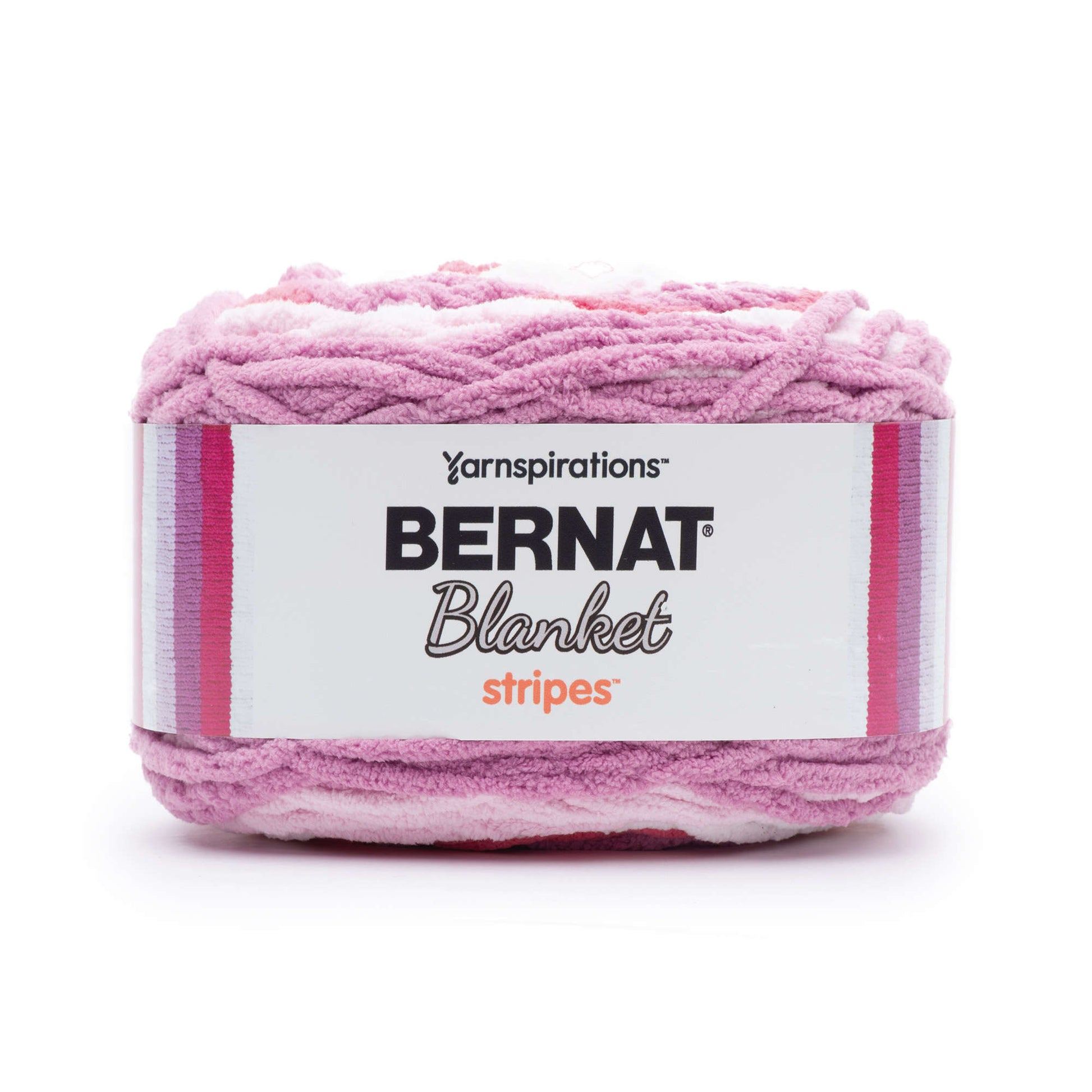 Bernat Blanket Stripes Yarn (300g/10.5oz) - Discontinued Shades In the Pink