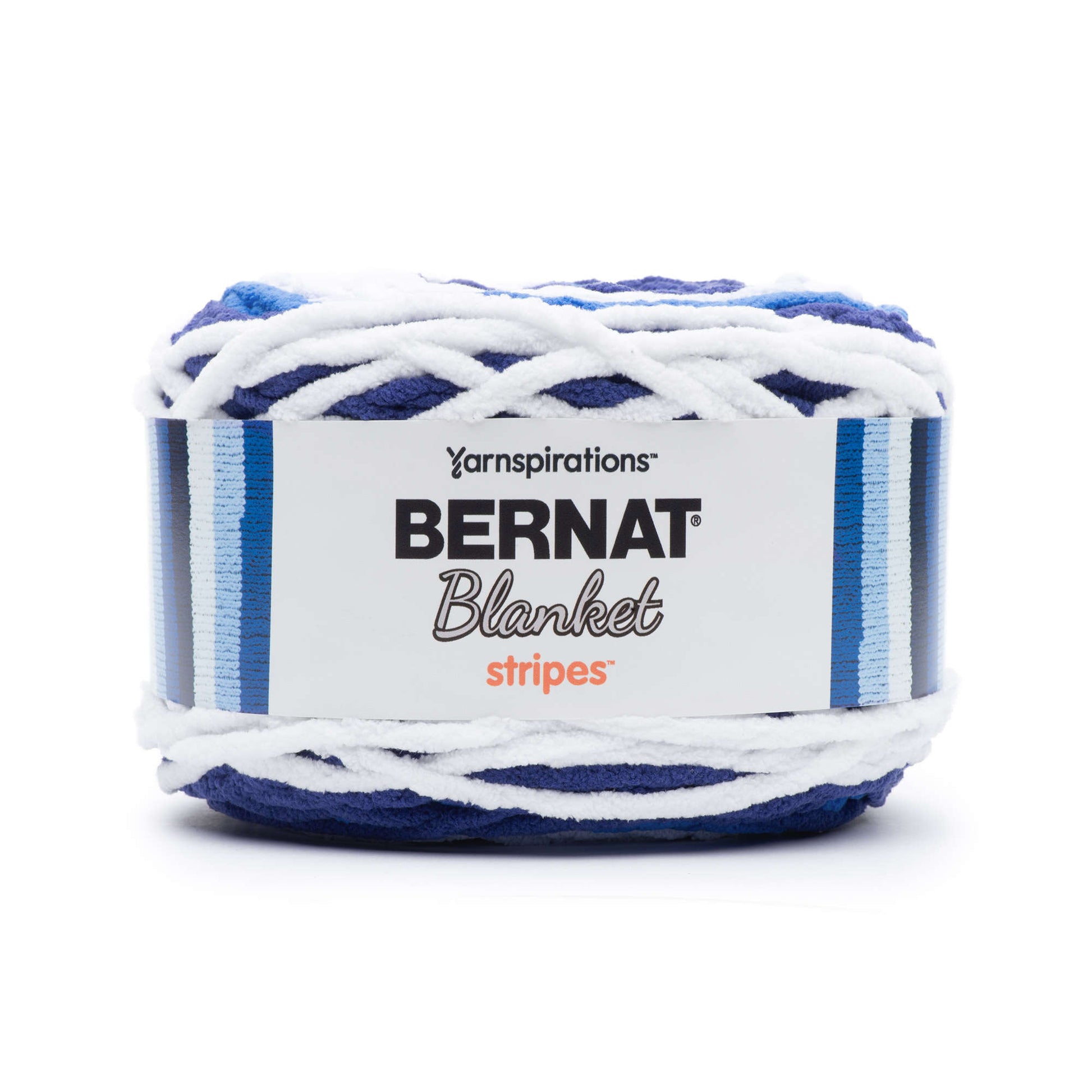 Bernat Blanket Stripes Yarn (300g/10.5oz) - Discontinued Shades Clear Sky