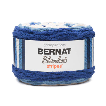 Bernat Blanket Stripes Yarn (300g/10.5oz) - Discontinued Shades Blue Moon