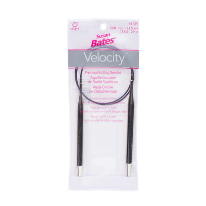 Susan Bates Velocity 29" Circular Knitting Needles - Clearance Items U.S. 13 (9 mm)