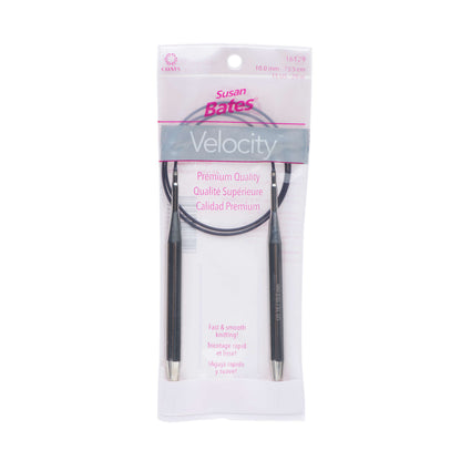Susan Bates Velocity 29" Circular Knitting Needles - Clearance Items U.S. 15 (10 mm)