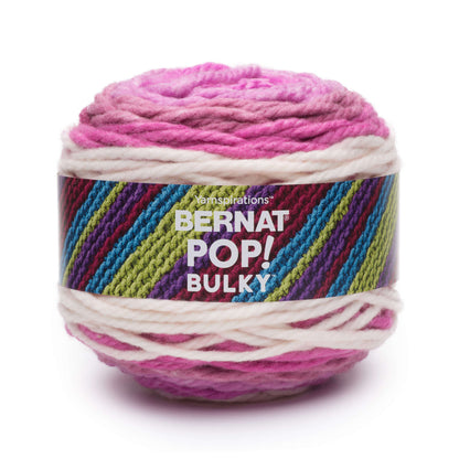 Bernat Pop! Bulky Yarn - Discontinued Shades Fabulous Fuchsia