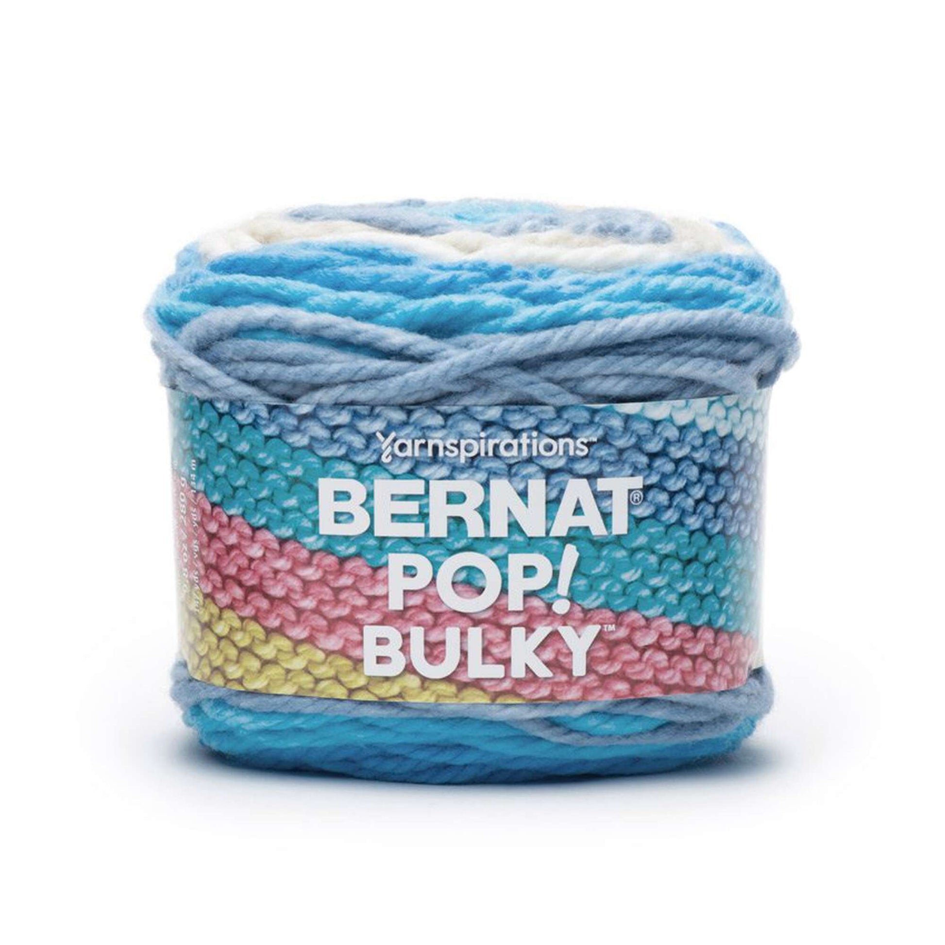 Bernat Pop! Bulky Yarn - Discontinued Shades Bluebird of Happiness
