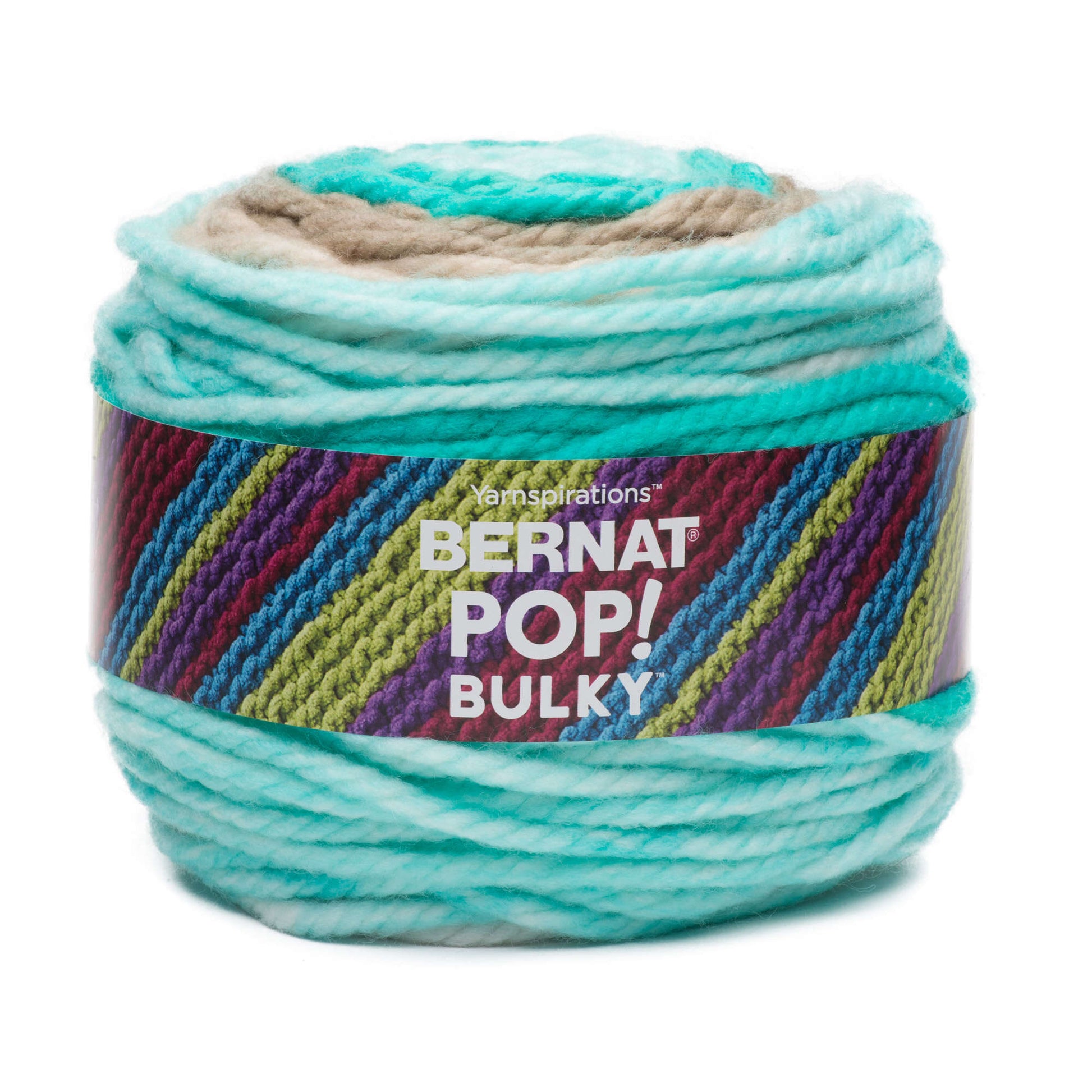 Bernat Pop! Bulky Yarn - Discontinued Shades Carefree Seashore