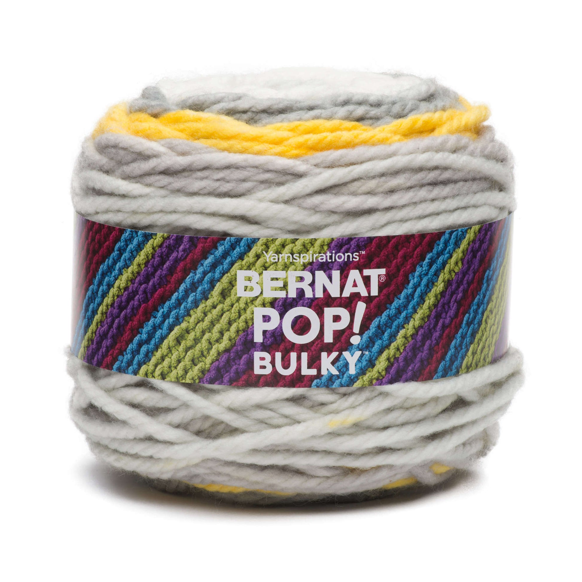 Bernat Pop! Bulky Yarn - Discontinued Shades Zesty Gray