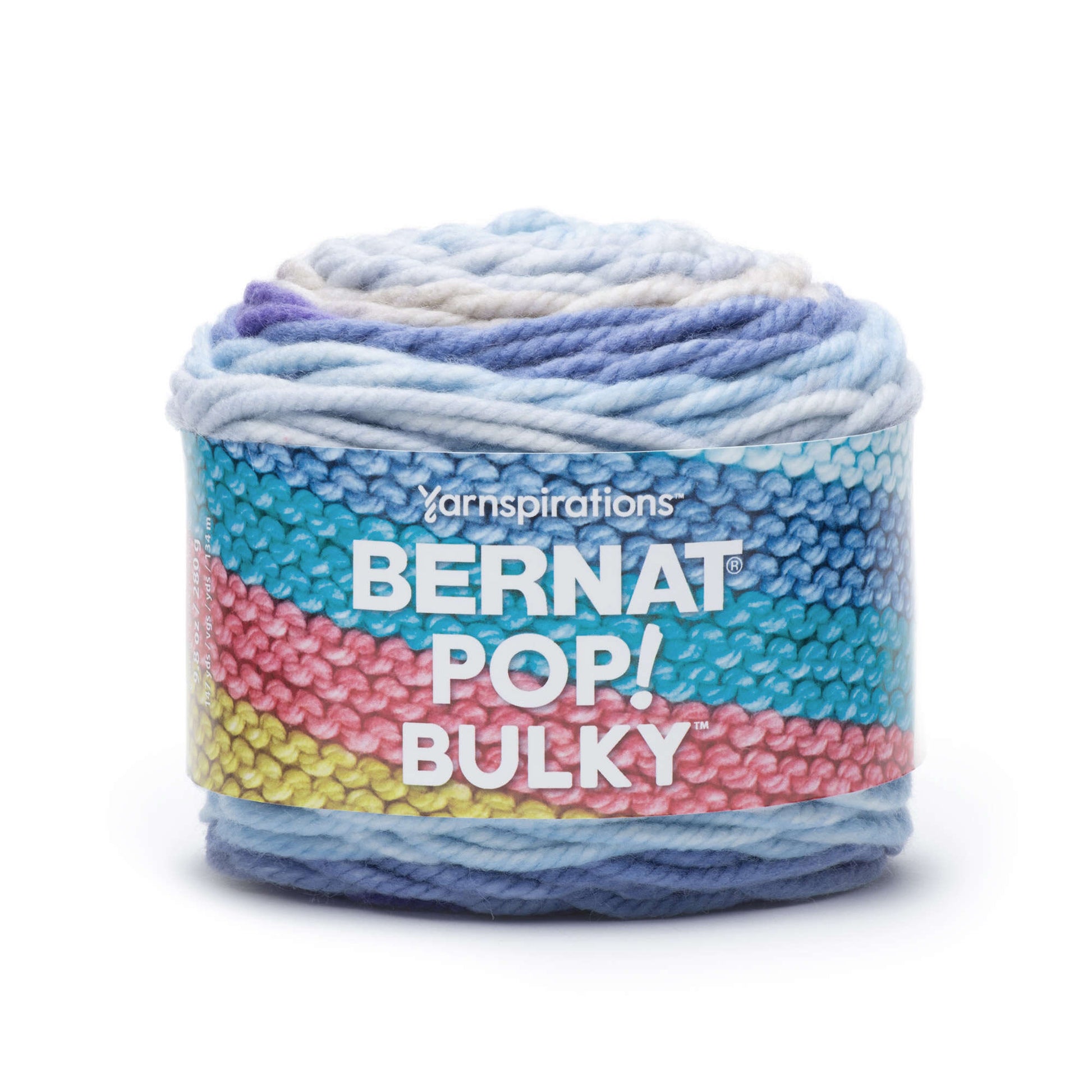 Bernat Pop! Bulky Yarn - Discontinued Shades Blue Horizon