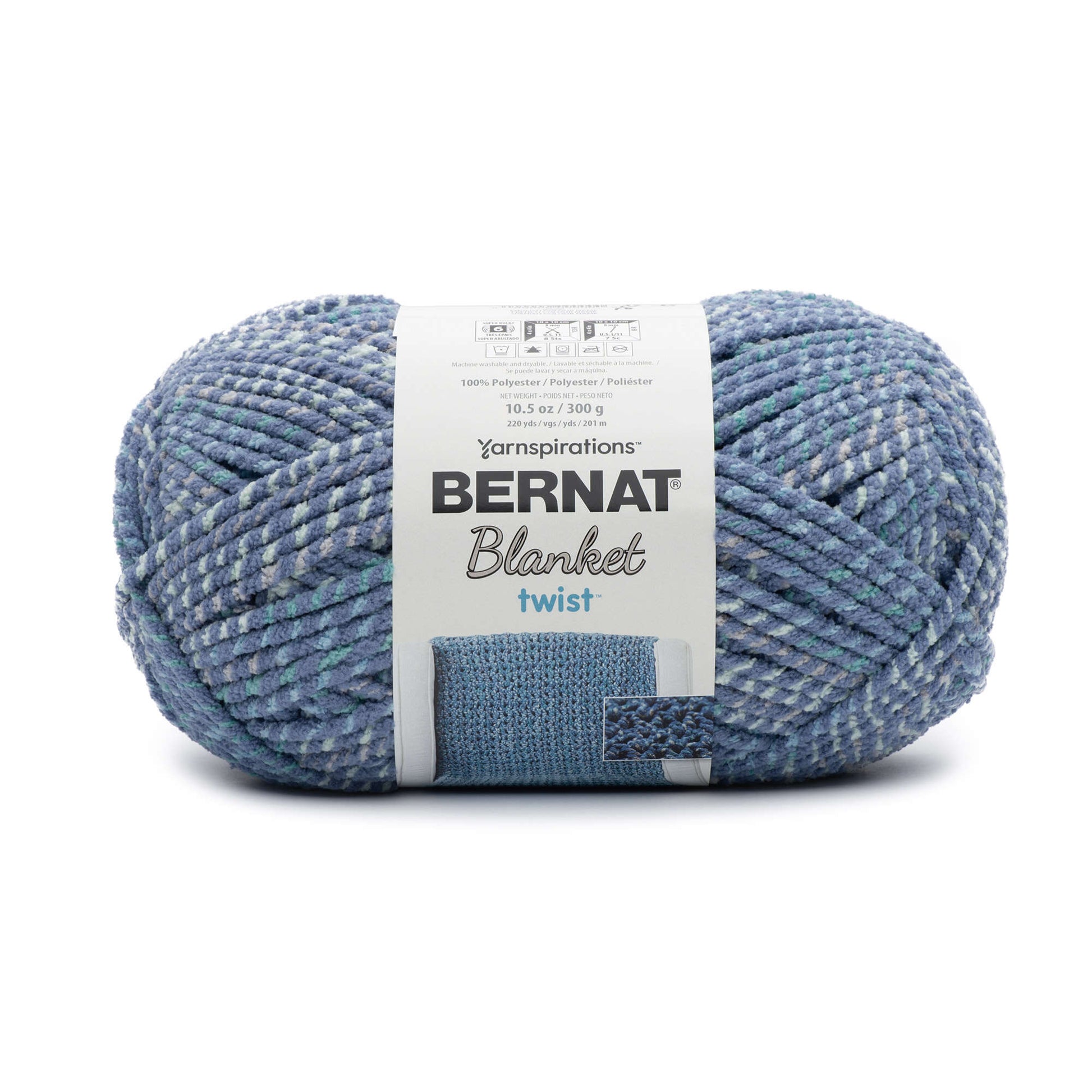 Bernat Blanket Twist Yarn (300g/10.5oz) Sea Breeze