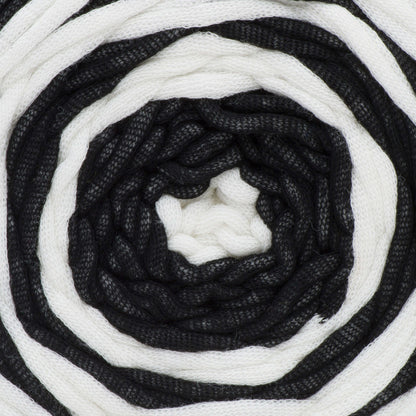 Bernat Maker Home Outdoor Stripes Yarn - Discontinued Fresh Black Stripe