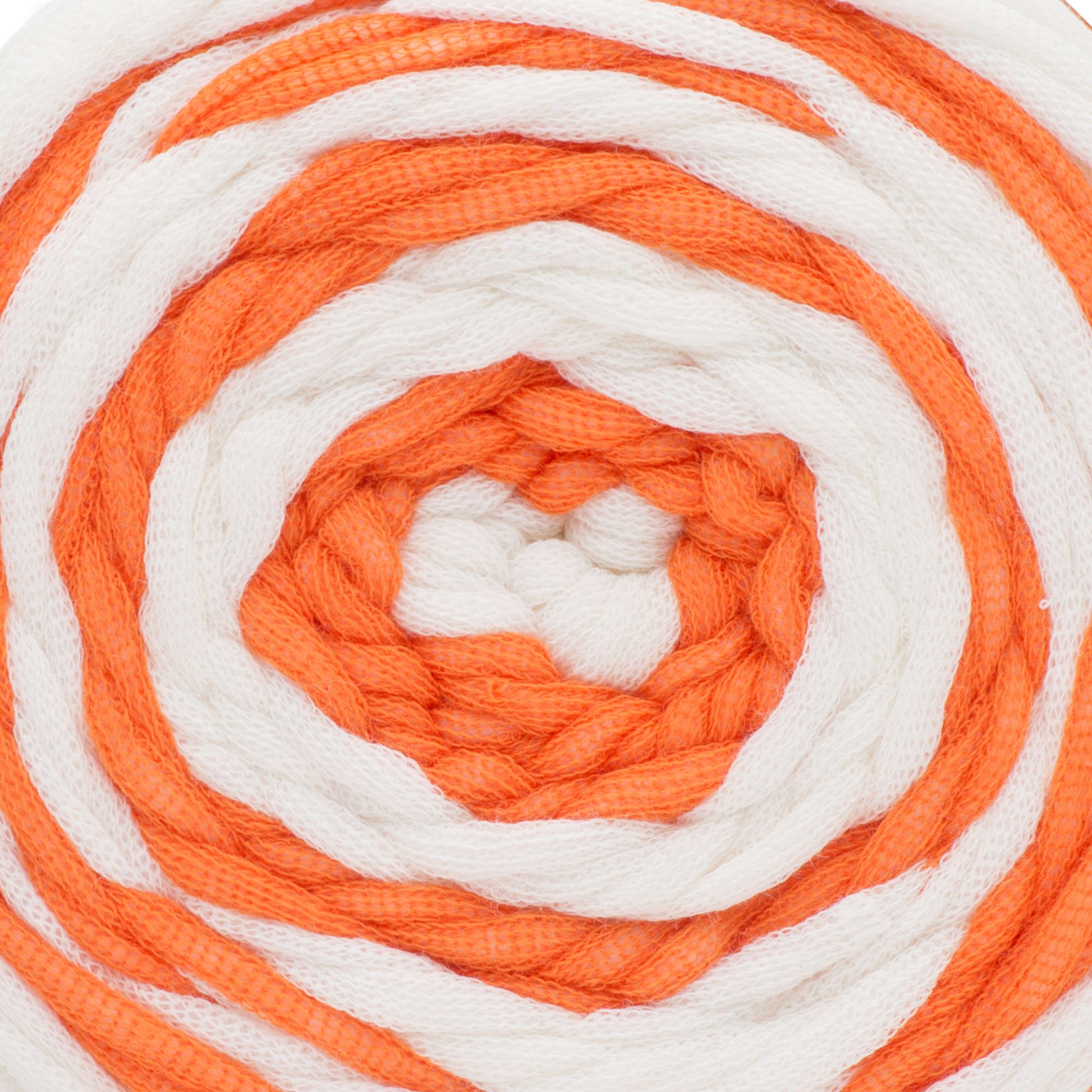Bernat Maker Home Outdoor Stripes Yarn - Discontinued Fresh Orange Stripe
