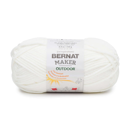 Bernat Maker Home Outdoor Yarn - Discontinued Fresh White
