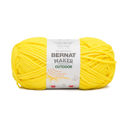 Bernat Maker Home Outdoor Yarn - Discontinued Sunshine Yellow