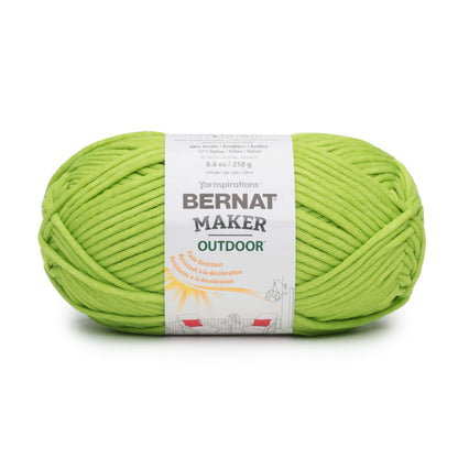 Bernat Maker Home Outdoor Yarn - Discontinued Citrus Green