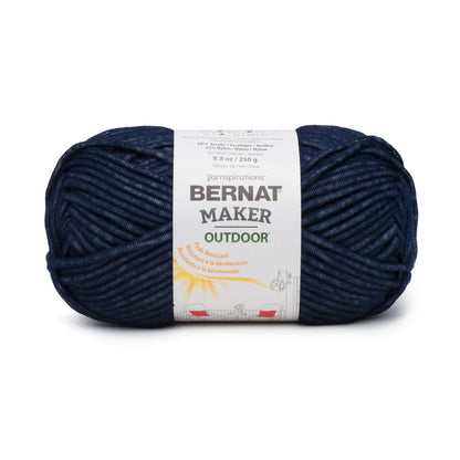 Bernat Maker Home Outdoor Yarn - Discontinued Navy Ink
