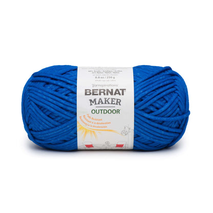 Bernat Maker Home Outdoor Yarn - Discontinued Royal Blue