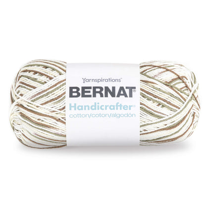 Bernat Handicrafter Cotton Variegates Yarn (340g/12oz) - Discontinued Wooded Moss Ombre