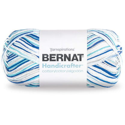 Bernat Handicrafter Cotton Variegates Yarn (340g/12oz) - Discontinued Anchors Away Ombre